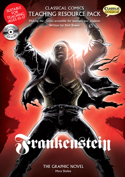 Front cover image of Frankenstein Teaching Resource Pack.