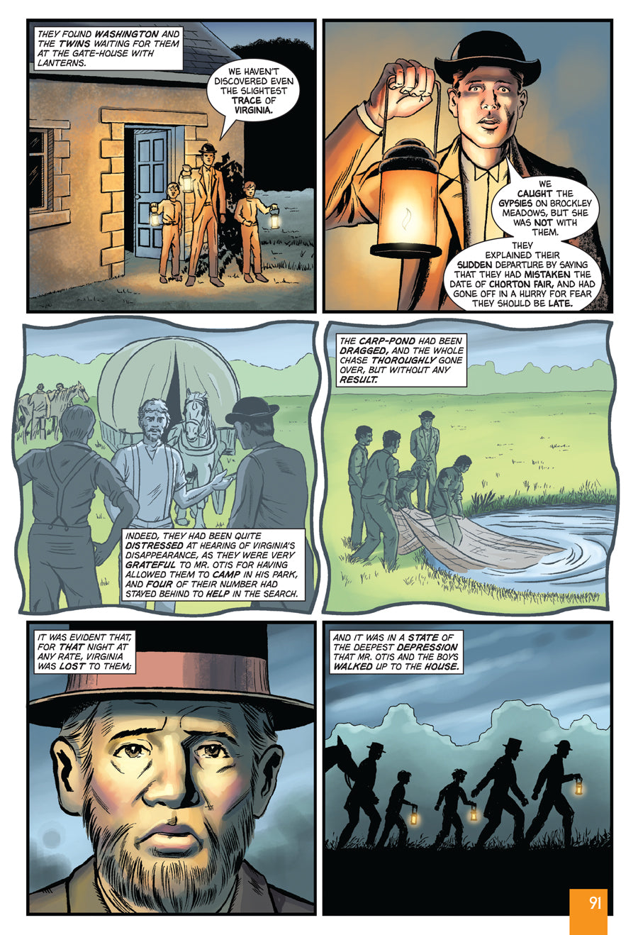 A sample Original Text interior page from The Canterville Ghost.