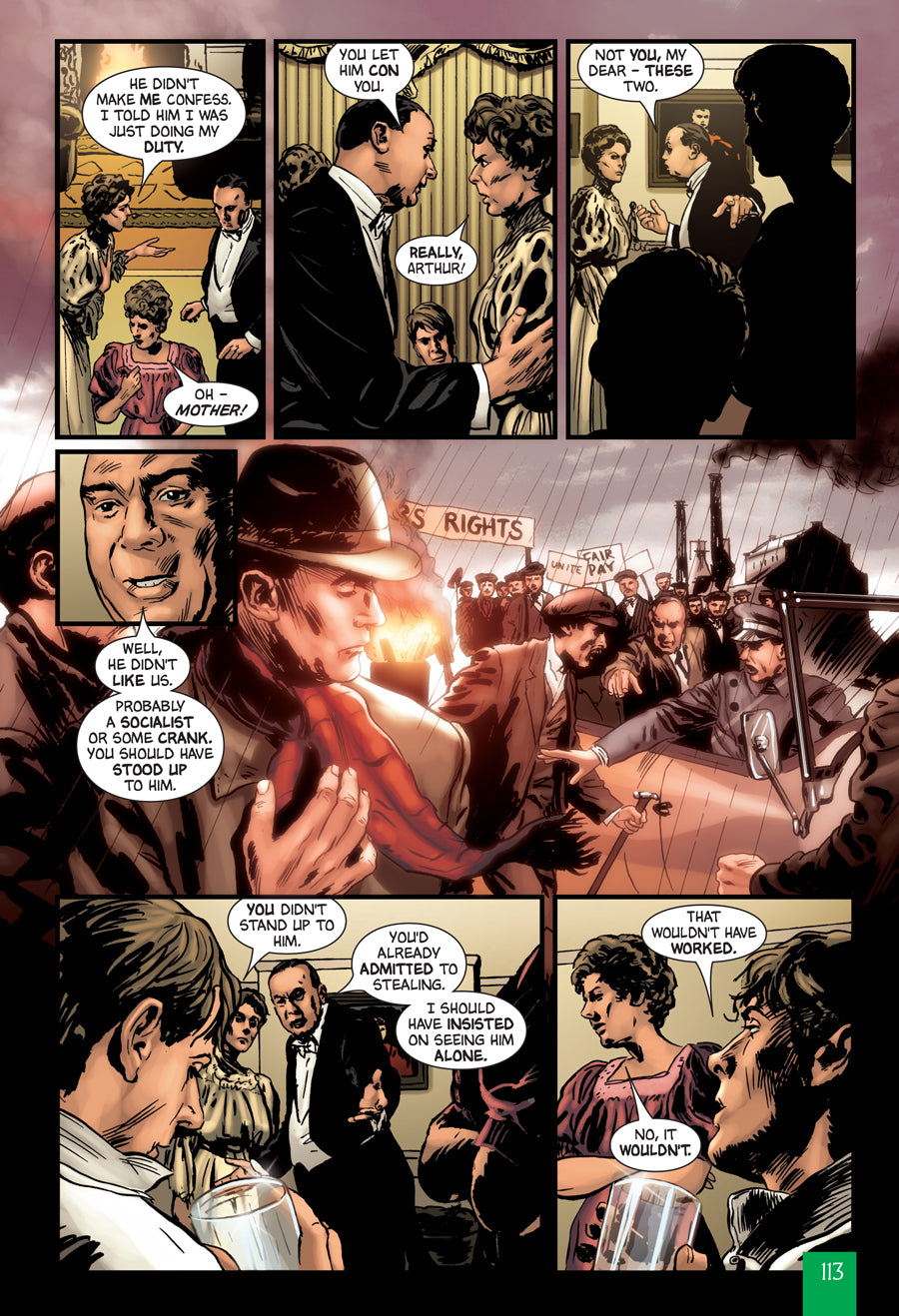 A sample Quick Text interior page from An Inspector Calls.