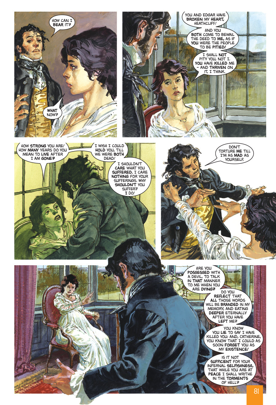 A sample Original Text interior page from Wuthering Heights.