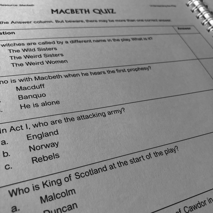 Macbeth - Teaching Resource Pack – Classical Comics