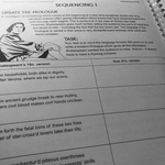 A close up of an interior page from Romeo and Juliet Teaching Resource Pack.
