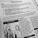 A close up of an interior page from The Canterville Ghost Teaching Resource Pack.