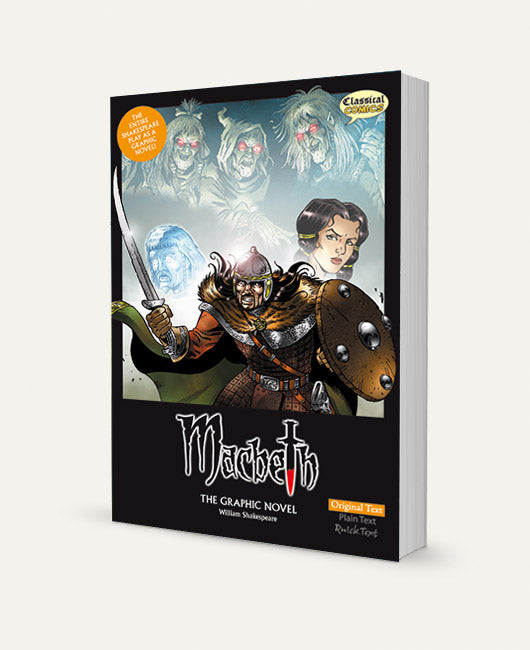 Three-dimensional image of Original Text Macbeth The Graphic Novel